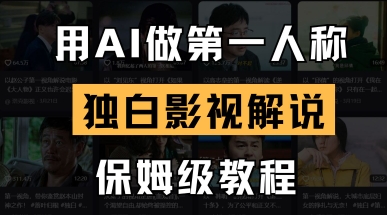 用AI做第一人称独白影视解说,手把手教学,保姆级教程插图 用AI做第一人称独白影视解说,手把手教学,保姆级教程插图