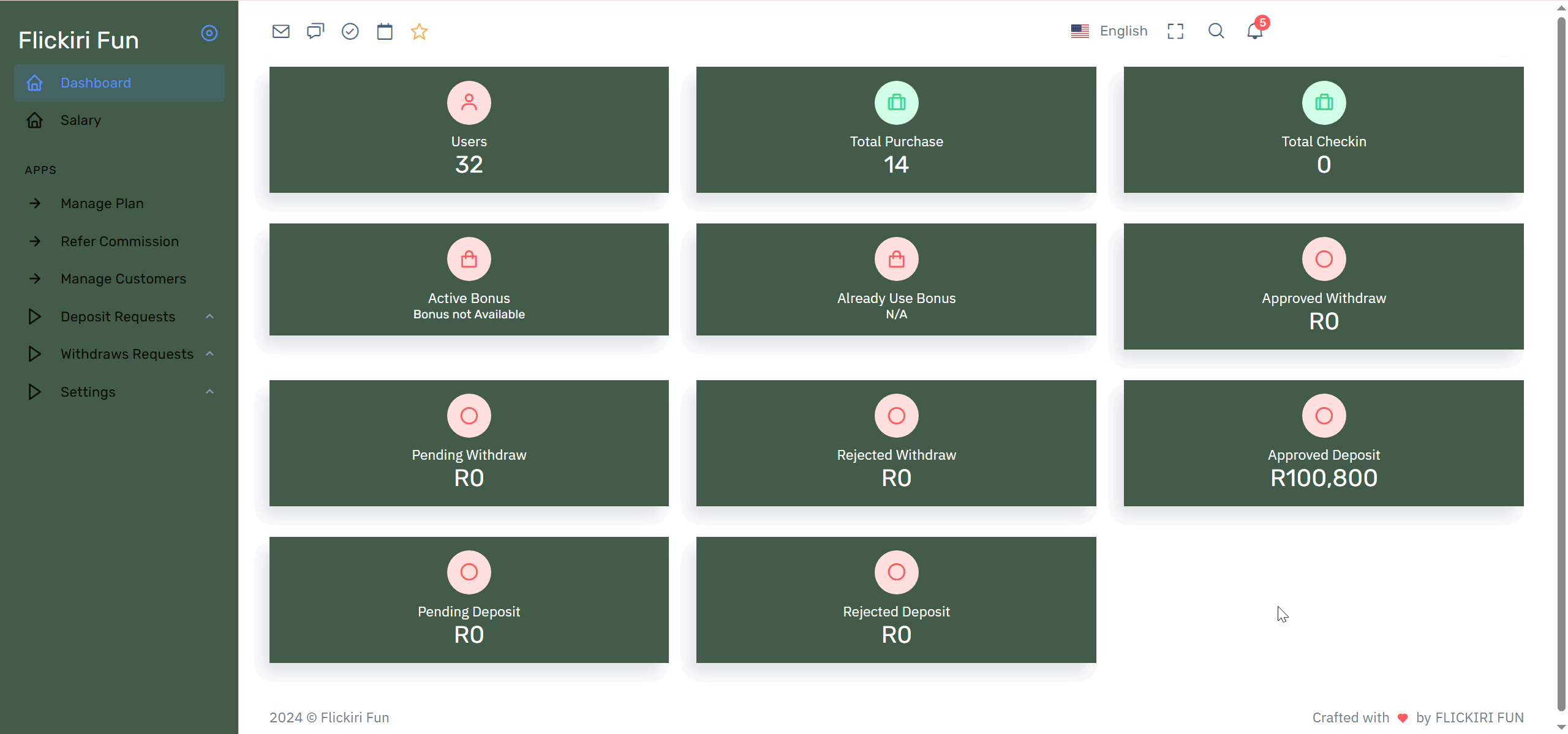 Flickiri Fun海外电影投资理财源码 影视理财类源码插图2