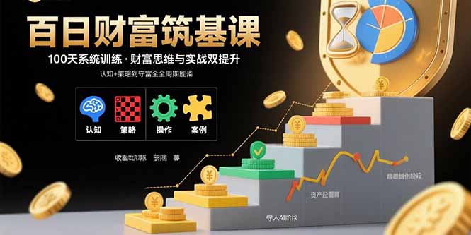 百日财富筑基课：认知+策略+实操+案例拆解  实现从创富到守富全周期能力