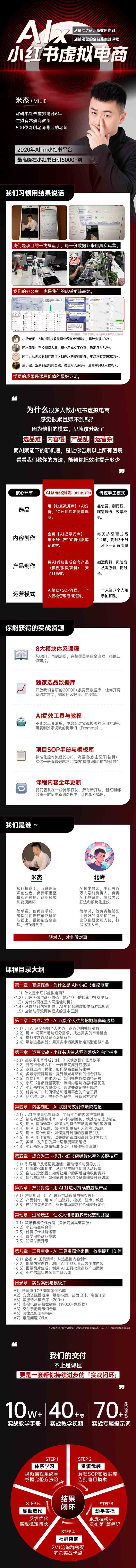 单号月收3w+，小红书低成本搞钱课《AI×小红书虚拟电商》全套插图1