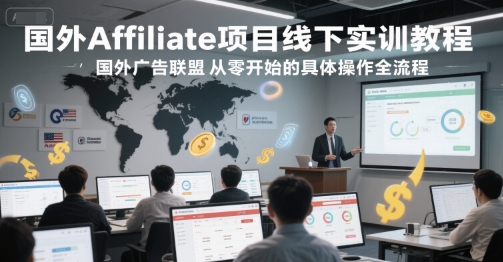 国外Affiliate项目线下实训教程,国外广告联盟从零开始的具体操作全流程插图 国外Affiliate项目线下实训教程,国外广告联盟从零开始的具体操作全流程插图