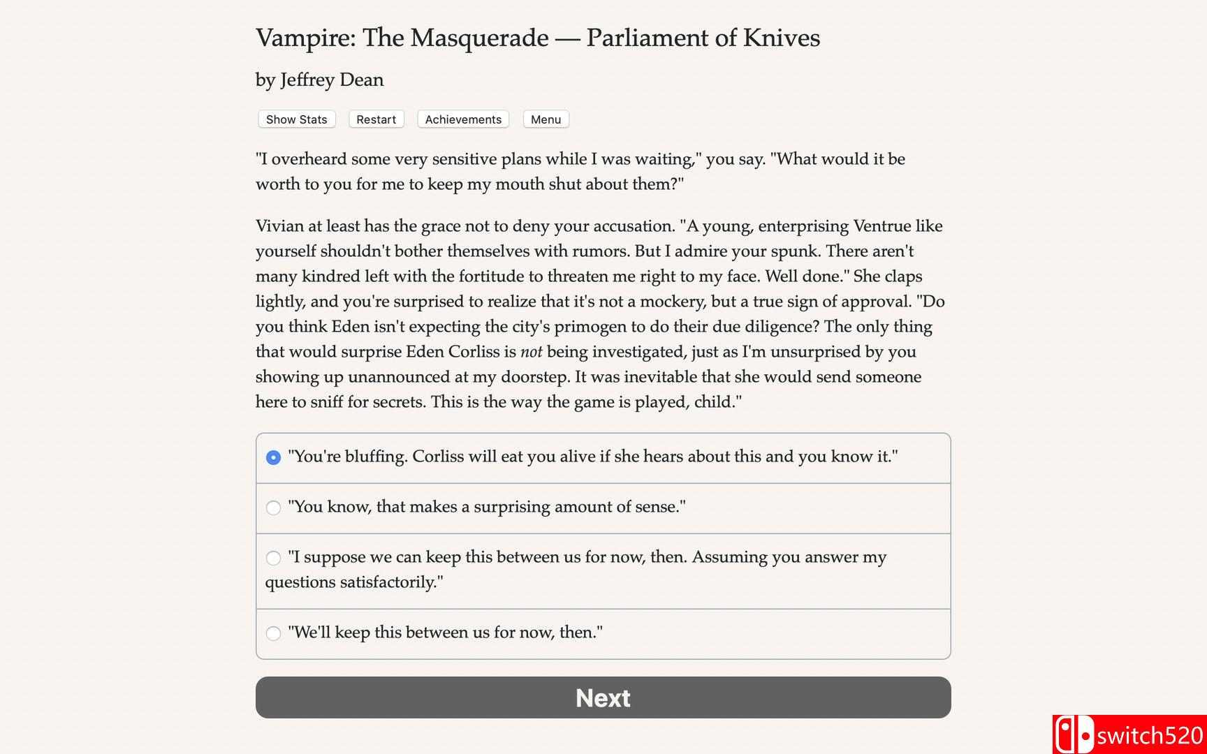 《吸血鬼：避世血族 刀锋议会（Vampire: The Masquerade Parliament Knives）》[英文]插图4