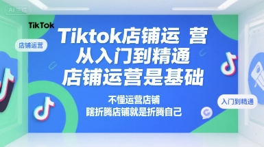 Tiktok店铺运营从入门到精通,店铺运营是基础,不懂运营店铺,瞎折腾店铺就是折腾自己插图 Tiktok店铺运营从入门到精通,店铺运营是基础,不懂运营店铺,瞎折腾店铺就是折腾自己插图