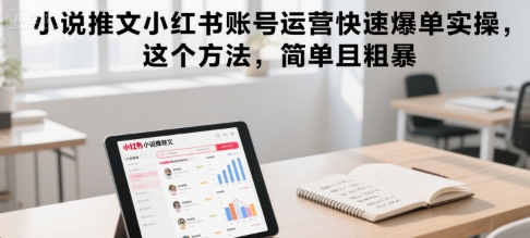 小说推文小红书账号运营快速爆单实操,这个方法,简单且粗暴插图 小说推文小红书账号运营快速爆单实操,这个方法,简单且粗暴插图