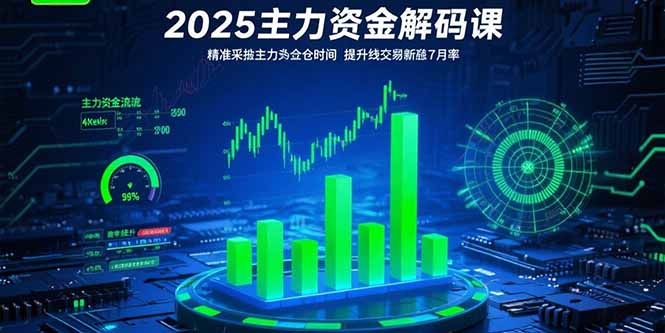 2025主力资金解码课:精准捕捉主力建仓时机,提升短线交易胜率(更新7月插图 2025主力资金解码课:精准捕捉主力建仓时机,提升短线交易胜率(更新7月插图