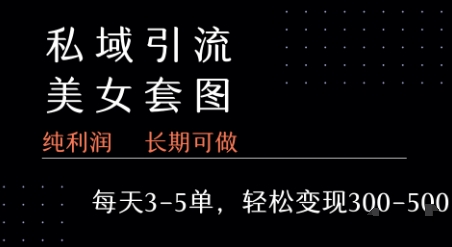 私域卖套图每天3-5单 每单利润99-2张+插图 私域卖套图每天3-5单 每单利润99-2张+插图