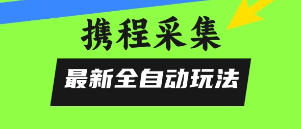 携程信息采集全自动玩法,0风控,无脑开干【揭秘】插图 携程信息采集全自动玩法,0风控,无脑开干【揭秘】插图