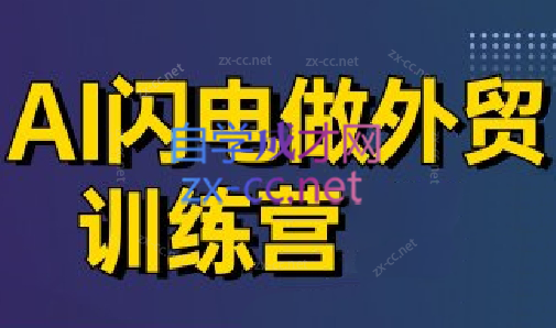 大卫·AI闪电做外贸训练营(更新7月)插图 大卫·AI闪电做外贸训练营(更新7月)插图