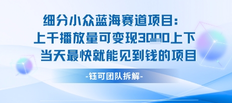 小众蓝海赛道项目:当天变现1k+适合新手操作 +适合长期玩插图 小众蓝海赛道项目:当天变现1k+适合新手操作 +适合长期玩插图