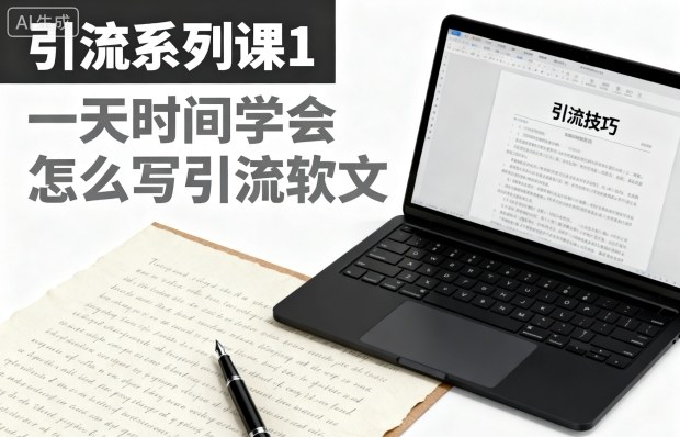 引流系列课1,一天时间学会怎么写引流软文插图 引流系列课1,一天时间学会怎么写引流软文插图