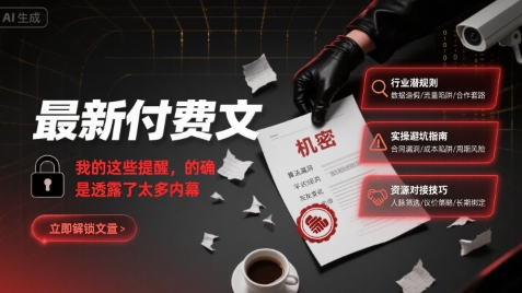 最新付费文:我的这些提醒,的确是透露了太多内幕插图 最新付费文:我的这些提醒,的确是透露了太多内幕插图