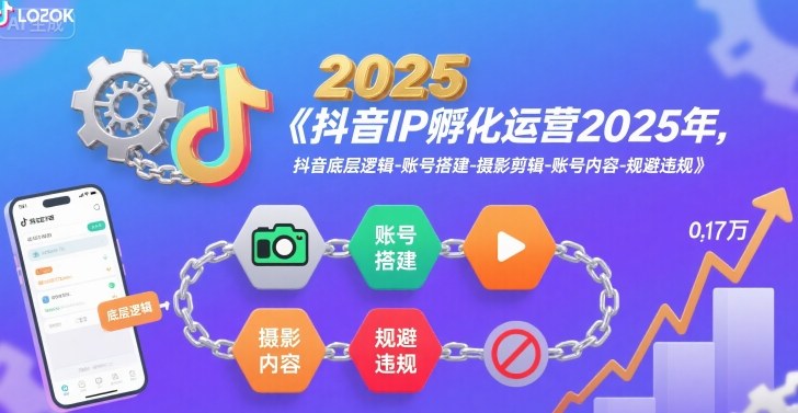 抖音IP孵化运营2025年,抖音底层逻辑-账号搭建-摄影剪辑-账号内容-规避违规插图 抖音IP孵化运营2025年,抖音底层逻辑-账号搭建-摄影剪辑-账号内容-规避违规插图