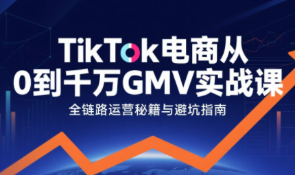三千老师·TikTok电商从0到千万GMV实战课插图 三千老师·TikTok电商从0到千万GMV实战课插图