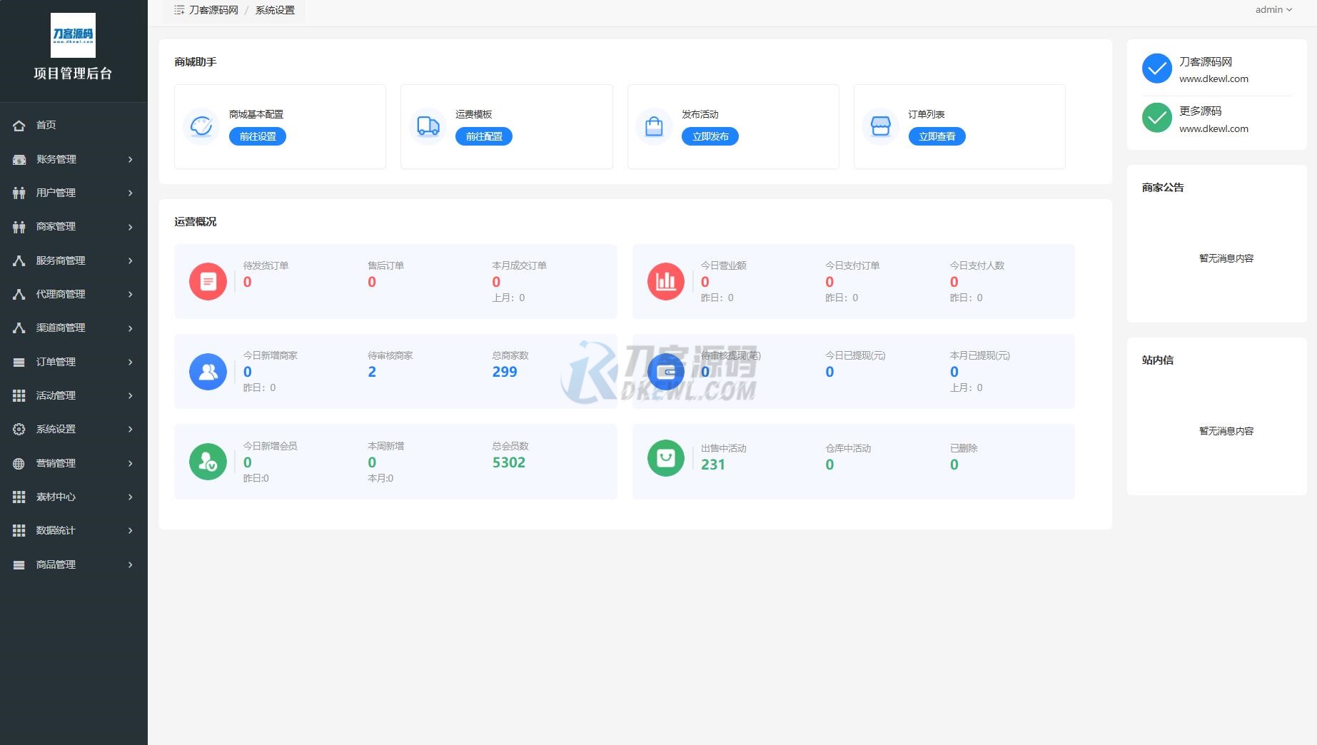 最新电子商务购物商城系统源码 三端/H5+微信+安卓插图2