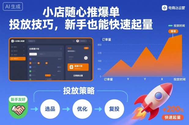 小店随心推爆单投放技巧,新手也能快速起量插图 小店随心推爆单投放技巧,新手也能快速起量插图