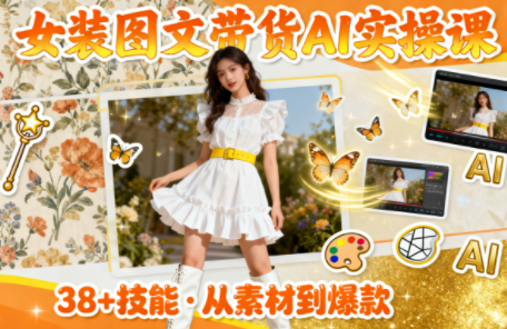 女装图文带货的AI实操课插图 女装图文带货的AI实操课插图