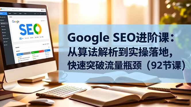 Google SEO进阶课:从算法解析到实操落地,快速突破流量瓶颈(92节课插图 Google SEO进阶课:从算法解析到实操落地,快速突破流量瓶颈(92节课插图