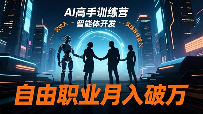 AI高手训练营3.0,ChatGPT,Midjourney,智能体开发,自由职业月入破万插图 AI高手训练营3.0,ChatGPT,Midjourney,智能体开发,自由职业月入破万插图