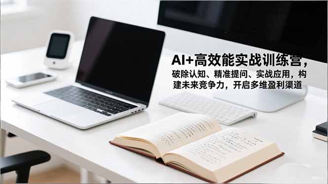 AI+高效能实战训练营,破除认知、精准提问、实战应用,构建未来竞争力,开启多维盈利渠道插图 AI+高效能实战训练营,破除认知、精准提问、实战应用,构建未来竞争力,开启多维盈利渠道插图