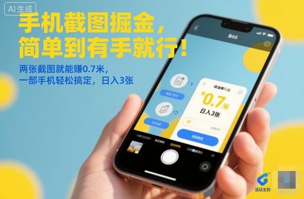 手机截图掘金,简单到有手就行!两张截图就能賺0.7米,一部手机轻松搞定,日入3张【揭秘】插图 手机截图掘金,简单到有手就行!两张截图就能賺0.7米,一部手机轻松搞定,日入3张【揭秘】插图