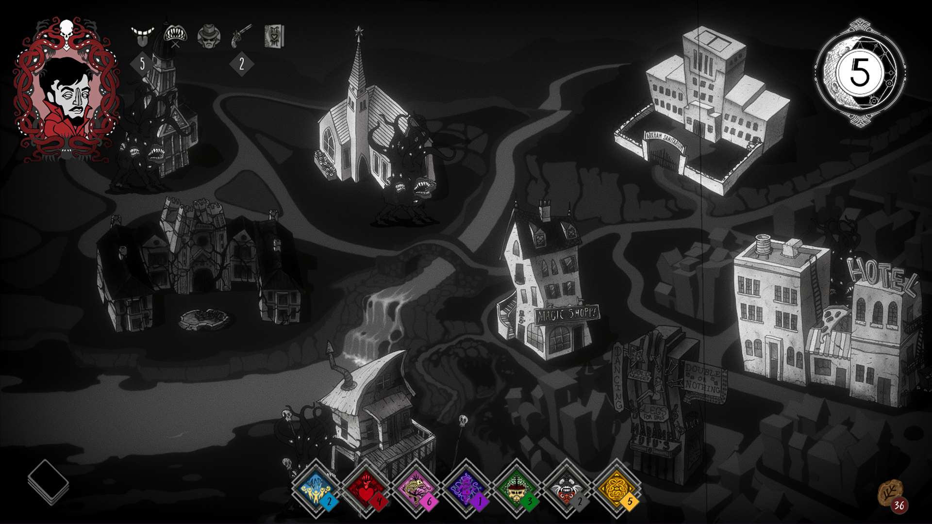 《Fhtagn!疯狂的故事 Fhtagn! – Tales of the Creeping Madness》Switch英文版NSP下载 – 含1.0.1补丁插图2 《Fhtagn!疯狂的故事 Fhtagn! – Tales of the Creeping Madness》Switch英文版NSP下载 – 含1.0.1补丁插图2