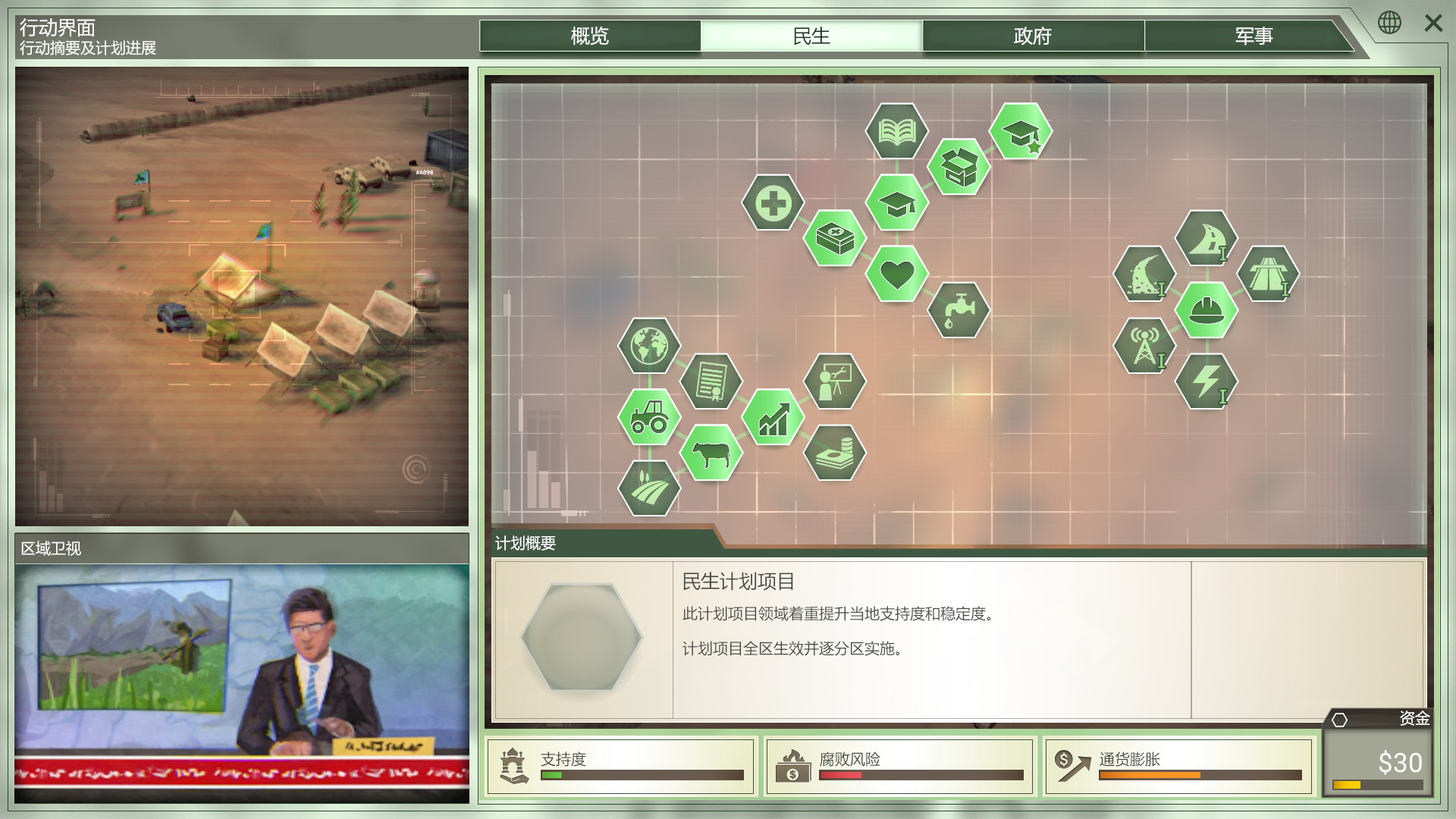 《反叛公司：局势升级/Rebel Inc: Escalation》PC中文版下载-含v1.4.0.12插图1