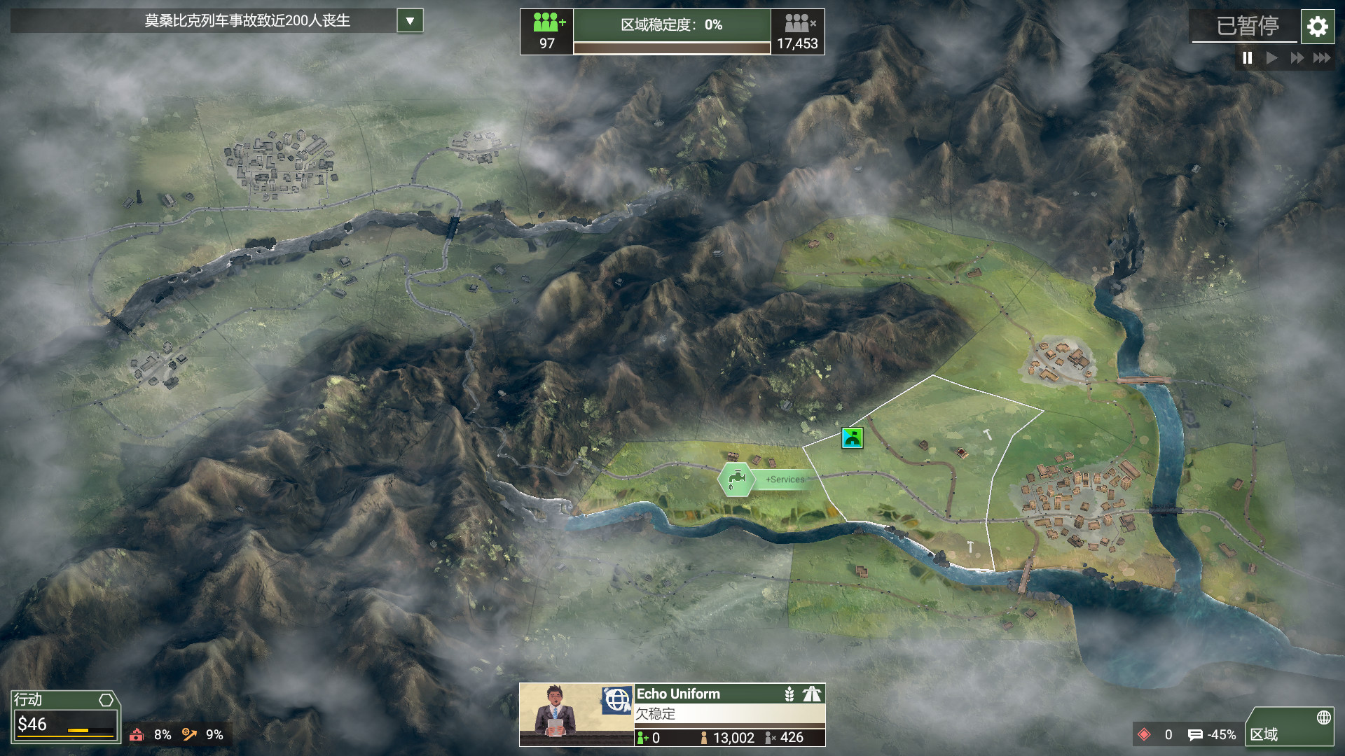 《反叛公司:局势升级/Rebel Inc: Escalation》PC中文版下载-含v1.4.0.12插图2 《反叛公司:局势升级/Rebel Inc: Escalation》PC中文版下载-含v1.4.0.12插图2