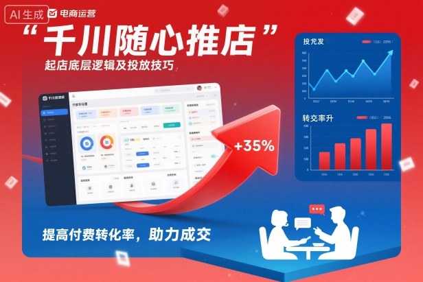 千川随心推起店底层逻辑及投放技巧,提高付费转化率,助力成交插图 千川随心推起店底层逻辑及投放技巧,提高付费转化率,助力成交插图