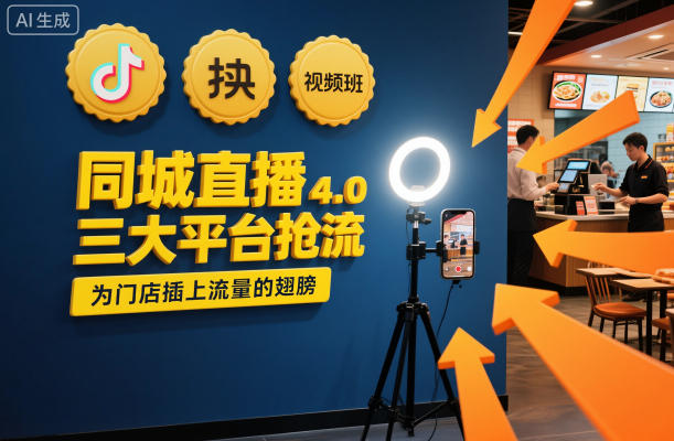 同城直播实操班4.0,三大平台抢流,为门店插上流量的翅膀插图 同城直播实操班4.0,三大平台抢流,为门店插上流量的翅膀插图