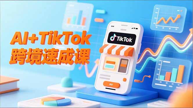 AI+TikTok跨境速成课,智能翻译、店铺定位、流程拆解,7天高效上线运营插图 AI+TikTok跨境速成课,智能翻译、店铺定位、流程拆解,7天高效上线运营插图