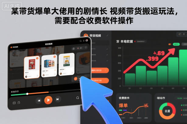 某带货爆单大佬用的剧情长视频带货搬运玩法,需要配合收费软件操作插图 某带货爆单大佬用的剧情长视频带货搬运玩法,需要配合收费软件操作插图