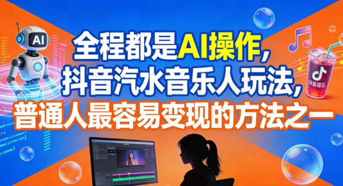 全程都是AI操作,抖音汽水音乐人玩法,普通人最容易变现的方法之一插图 全程都是AI操作,抖音汽水音乐人玩法,普通人最容易变现的方法之一插图
