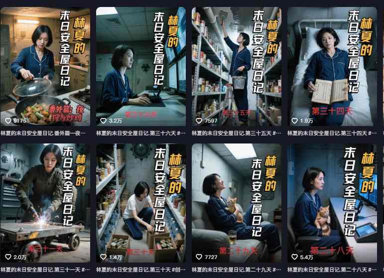 十个作品涨粉近20W！用AI制作末日安全日记连载，日入4位数，评论区爆肝求更新(附详细步骤)插图1