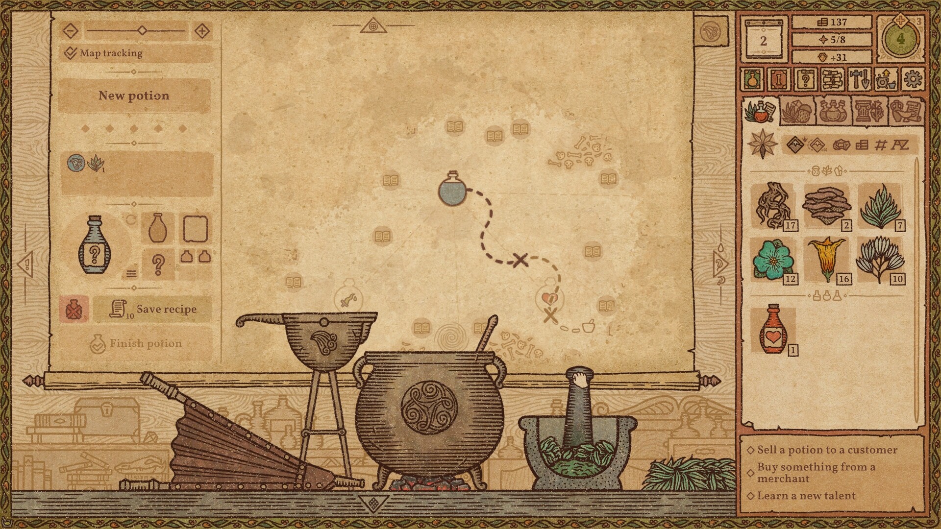 《药剂工艺 炼金术士模拟器 Potion Craft》Switch美版中文NSZ下载 – 含1.1.0.5补丁插图2 《药剂工艺 炼金术士模拟器 Potion Craft》Switch美版中文NSZ下载 – 含1.1.0.5补丁插图2