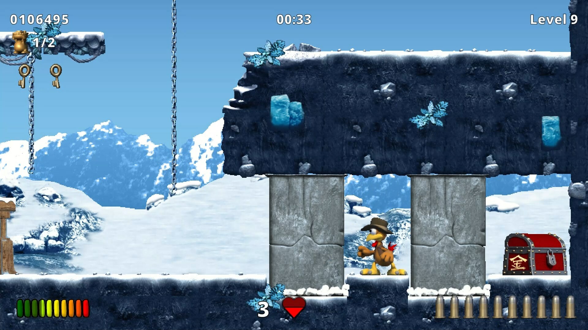 《怪鸡历险记 Moorhuhn Jump and Run Traps and Treasures》Switch英日文版NSZ下载插图1