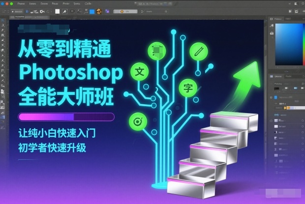 从零到精通Photoshop全能大师班,让纯小白快速入门,初学者快速升级插图 从零到精通Photoshop全能大师班,让纯小白快速入门,初学者快速升级插图