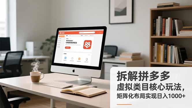 拆解拼多多虚拟类目核心玩法,矩阵化布局实现日入1000+插图 拆解拼多多虚拟类目核心玩法,矩阵化布局实现日入1000+插图