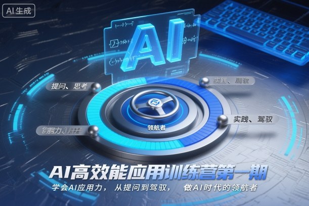 AI高效能应用训练营第一期，学会AI应用力，从提问到驾驭，做AI时代的领航者(更新)