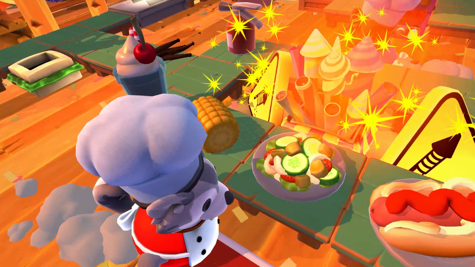 《煮糊了2 分手厨房2 Overcooked2》Switch美版中文版NSP下载 – 含1.0.19补丁+5DLC插图1