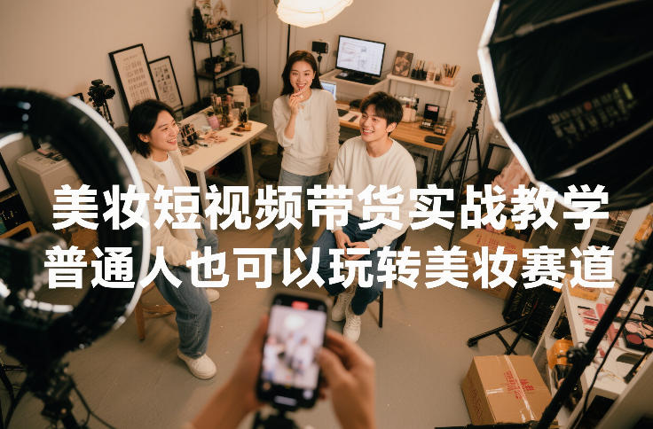 美妆短视频带货实战教学,普通人也可以玩转美妆赛道插图 美妆短视频带货实战教学,普通人也可以玩转美妆赛道插图