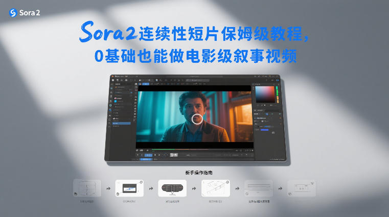 Sora2连续性短片保姆级教程,0基础也能做电影级叙事视频插图 Sora2连续性短片保姆级教程,0基础也能做电影级叙事视频插图