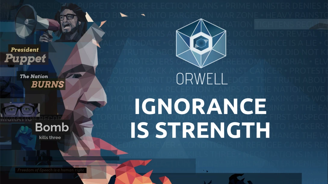 【美版】奥威尔 无知就是力量 .Orwell Ignorance is Strength 中文插图 【美版】奥威尔 无知就是力量 .Orwell Ignorance is Strength 中文插图