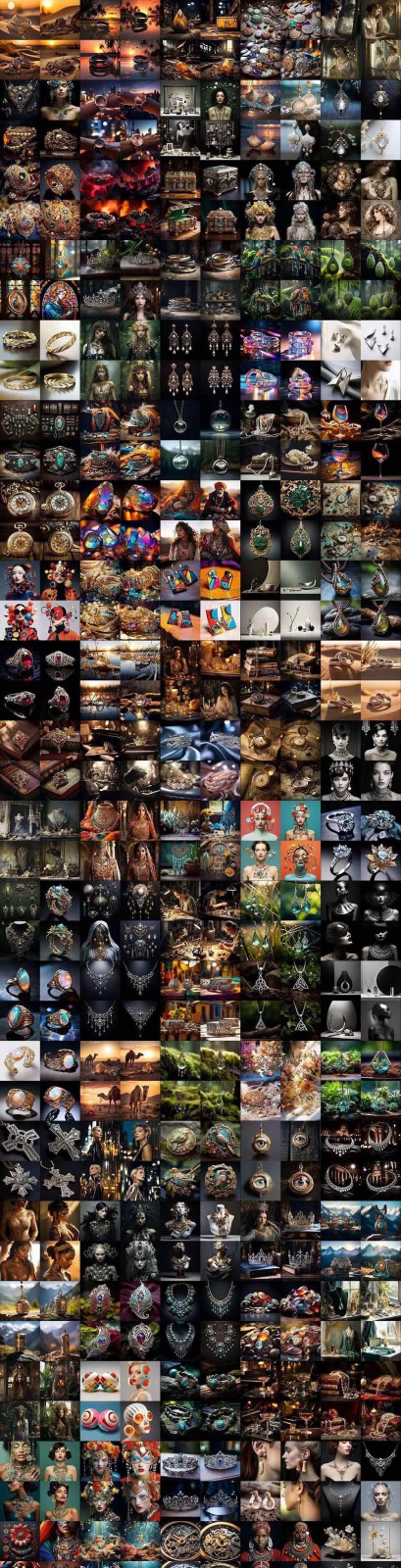 463个Midjourney珠宝摄影提示词：覆盖全品类珠宝，AI设计秒出专业效果插图7